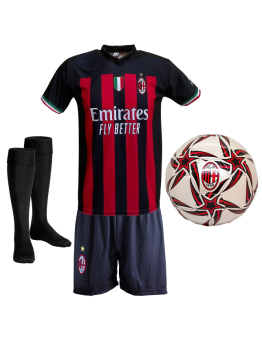 Completo Ibrahimovic 11 Milan ufficiale replica 2022/2023 autorizzato con pallone